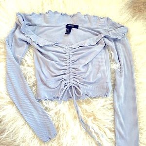 Periwinkle crop top